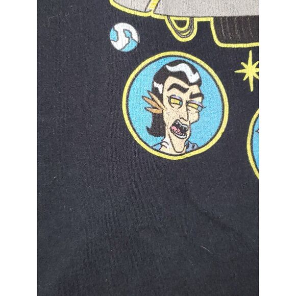 A Rick And Morty Men's T-Shirt Cartoon Network Graphic Print Spaceship XXL - Picture 7 of 10